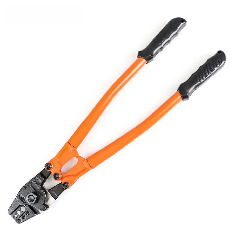 

14''Wire Rope Crimper Tool for Aluminum Copper Sleeve Ferrules - Crimping Pliers for 1.5-3.5mm Cable Railing End Fittings
