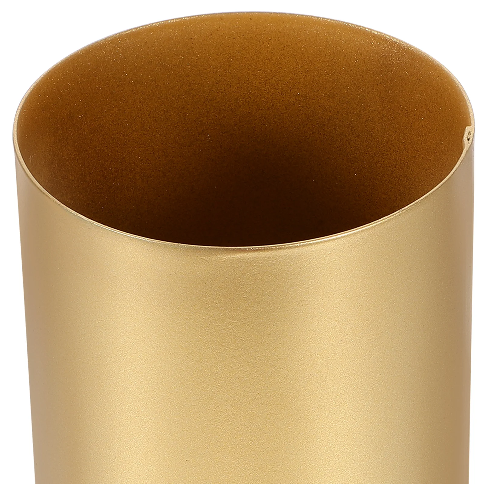 

Cylindrical Vase Vintage Iron Bucket Flower Metal Flowers Vases Decorative Tall Unique