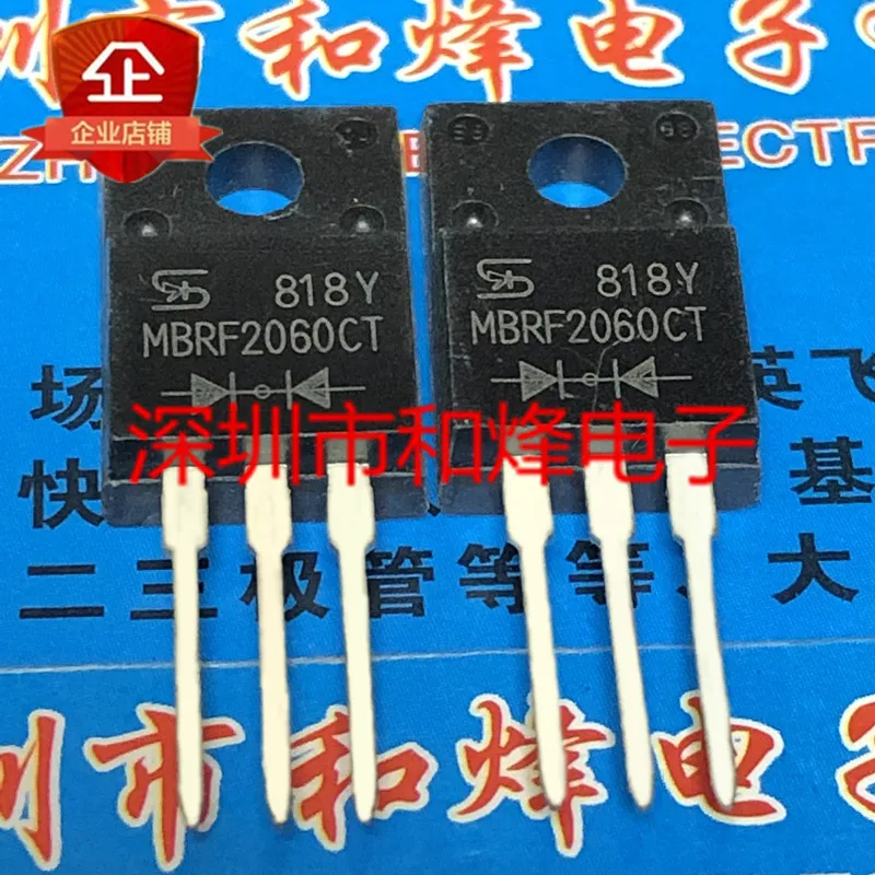 5PCS-10PCS MBRF2060CT  TO-220F 60V 20A   New And Original On Stock