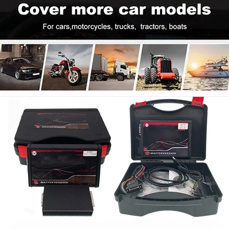 Online EU Red Kess V2 V5.017 Online 2.80 KTAG 7.020 2.25 OBD 2 Car Trucks ECU Chip Tuning Kit Unlimited Repair Kit with Toolbox