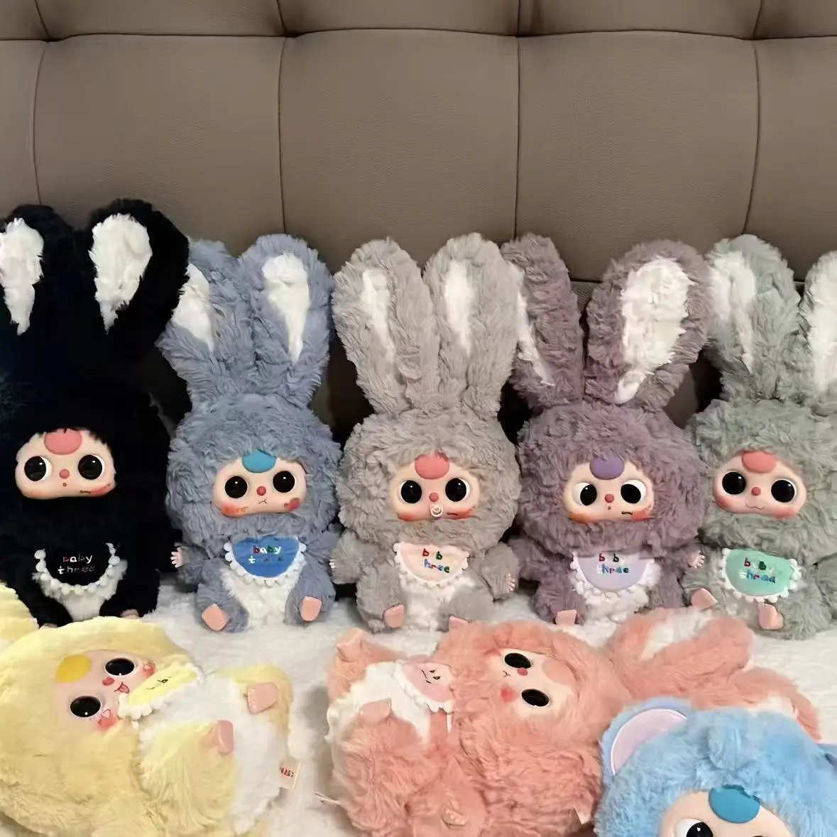 

BabyThree Lily Rabbit Town Limited, плюшевая слепая коробка, 12 см, милый брелок, мягкая фигурка, коллекционный подарок