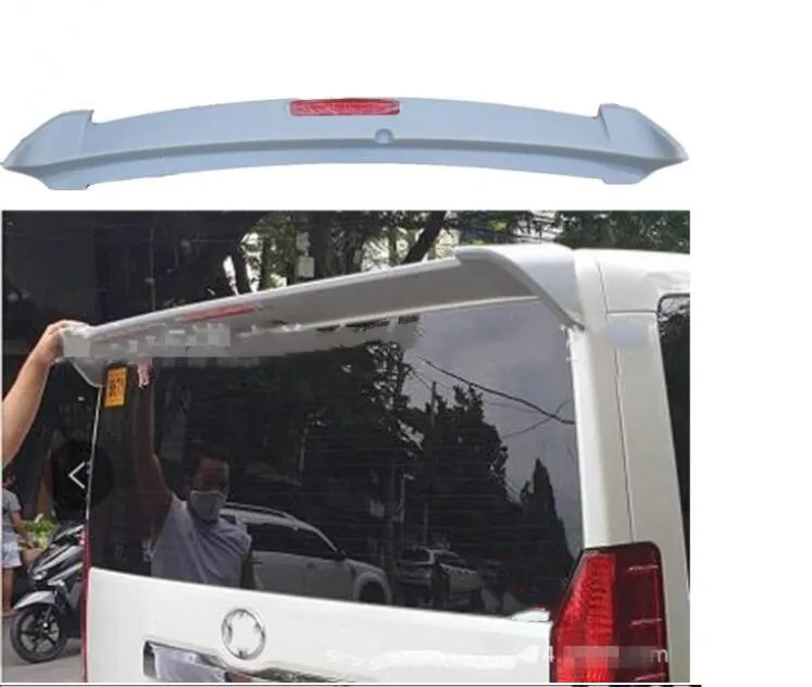 For Hiace Spoiler 2020-2022 Toyota Hiace Spoiler CL-SK ABS plastic Material Car Rear Wing Color Rear Spoiler