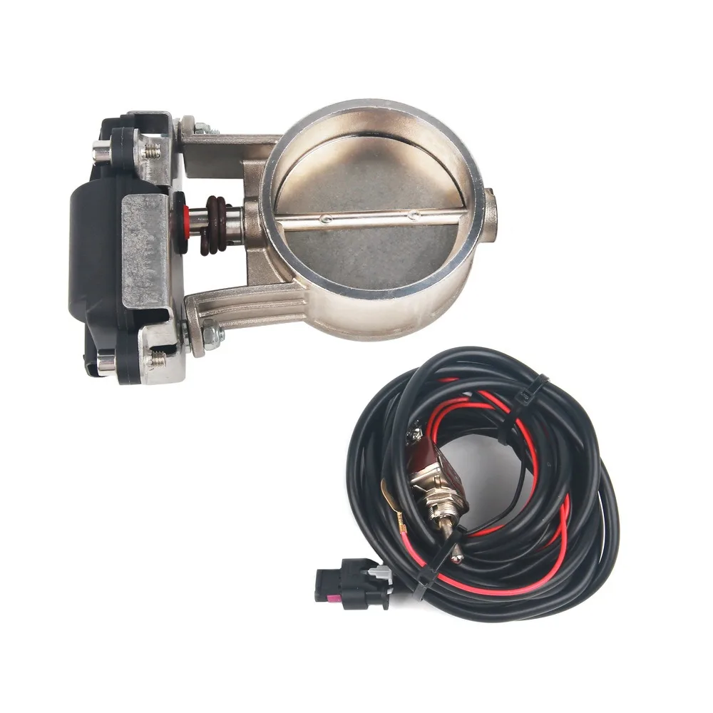 고성능 스테인리스 스틸 수동 전기 밸브 자동차 배기 시스템 캣백 유니버설