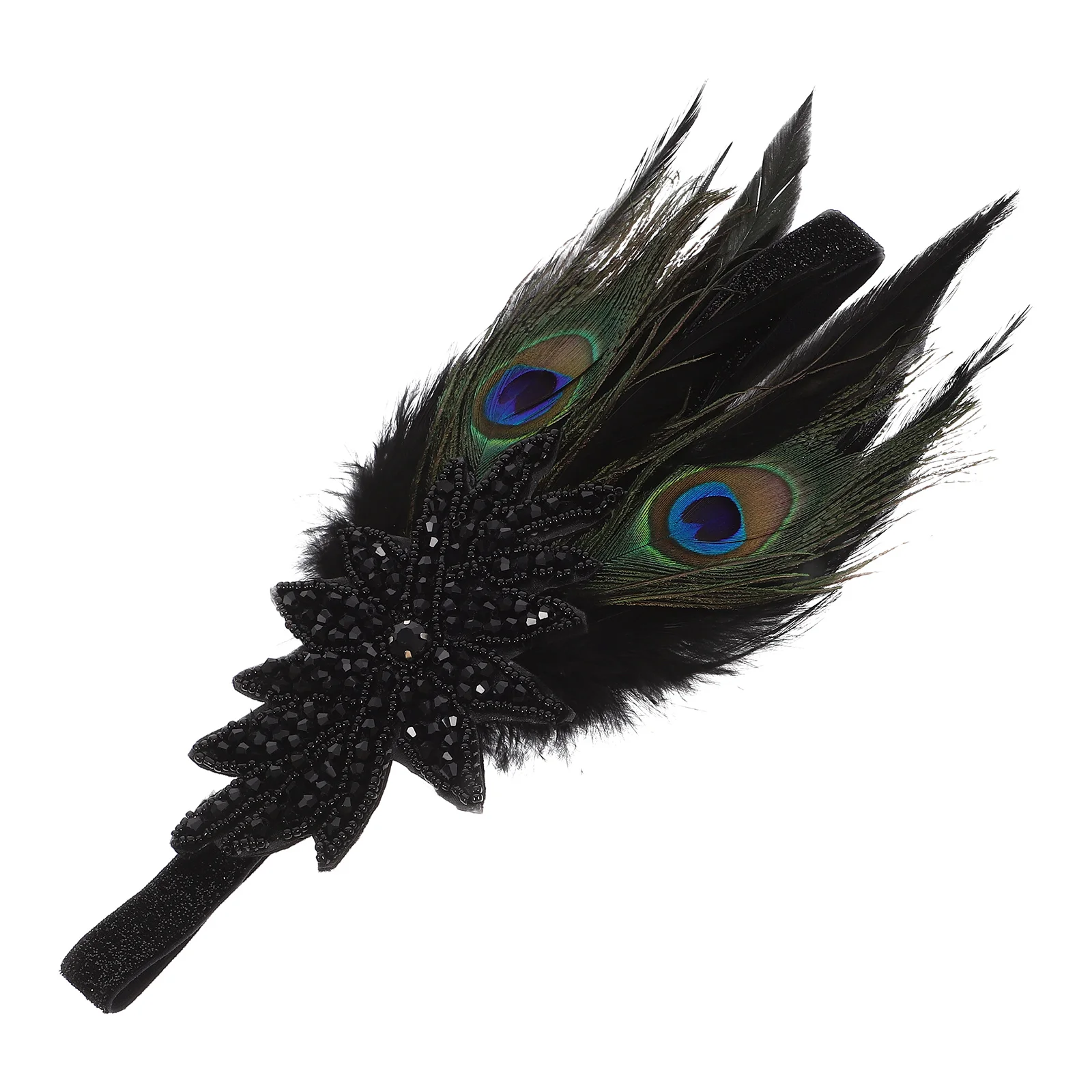 

Europe America Hairband For Women Party Headband Party Masquerade Dance Elegant Peacock Headdress Accessory