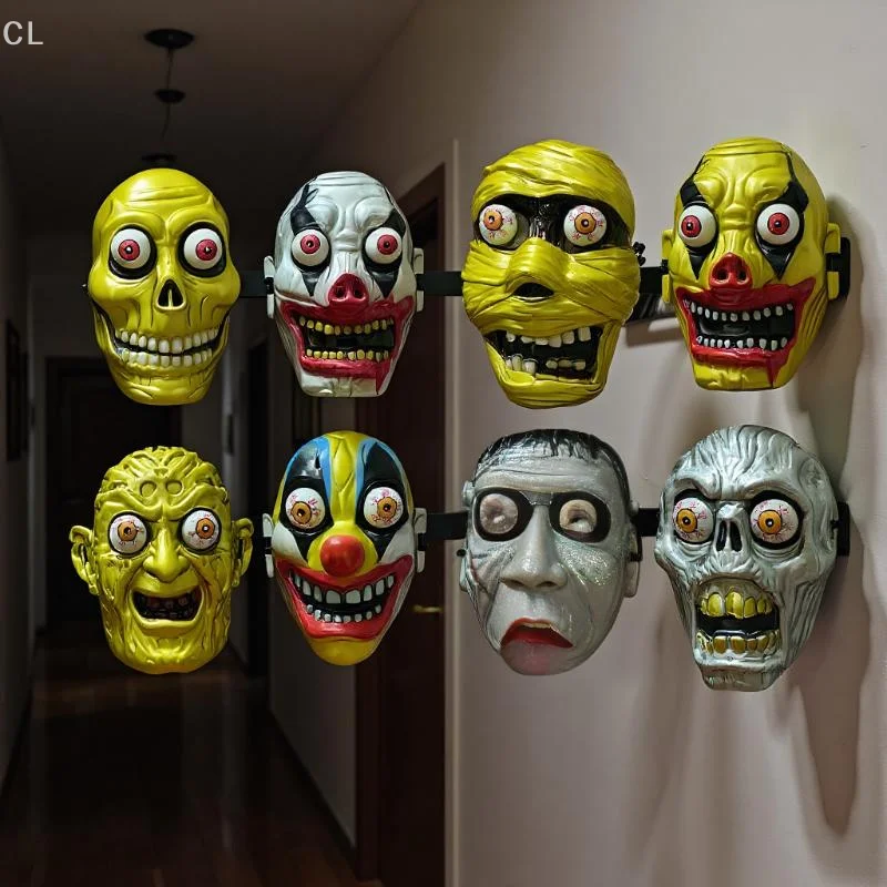 Horror Mask Role Play Comfortable And Breathable Halloween Dress Up Cosplay Props Grimace Mask Horror Props