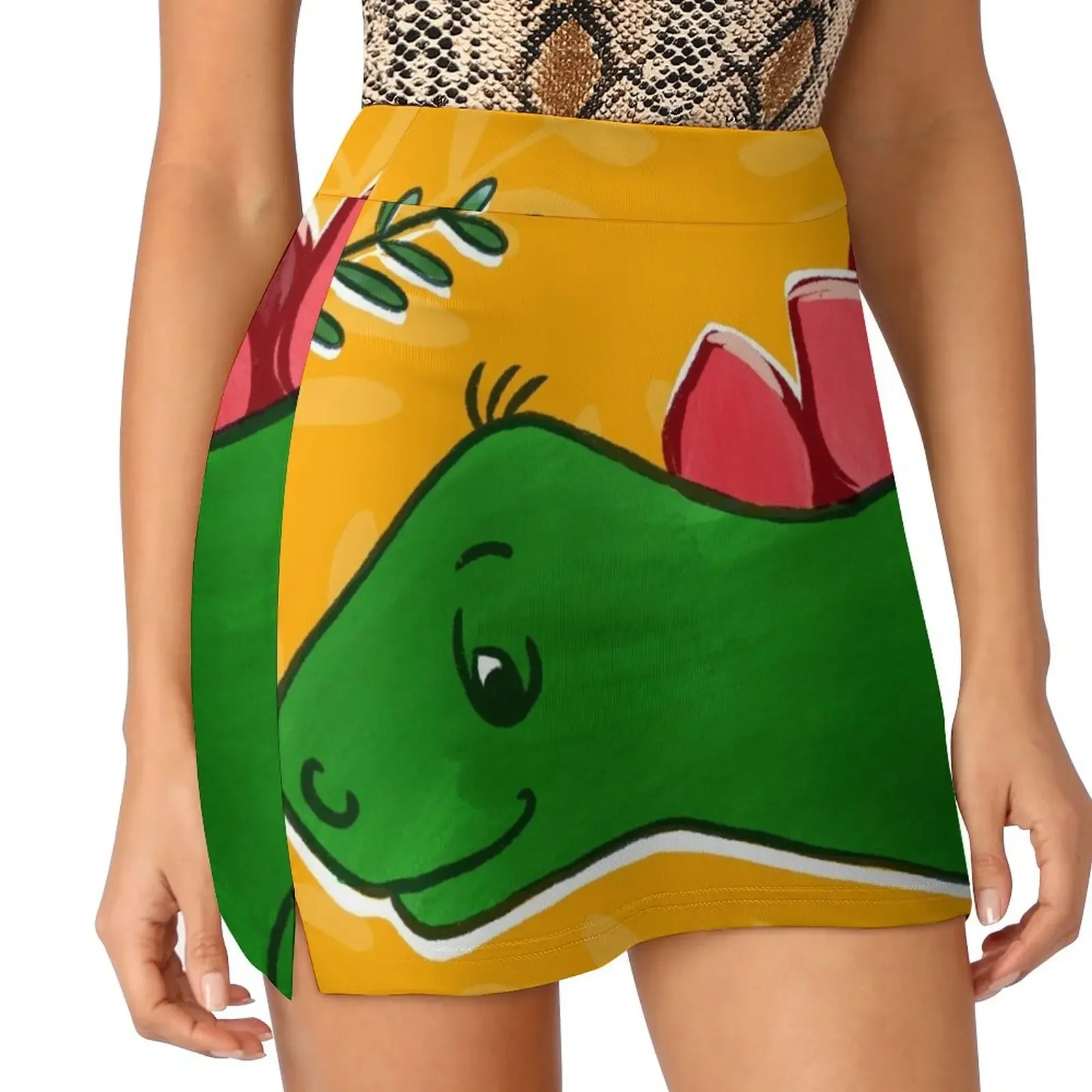 Little Stegosaurus Mini Skirt Woman short skirt women's summer dress 2024