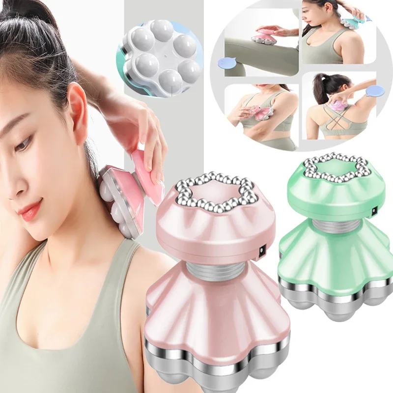 

Portable Electric Neck Head Massager Rechargeable Vibration Kneading Body Massager Pain Relief Device Masajeador Electrico