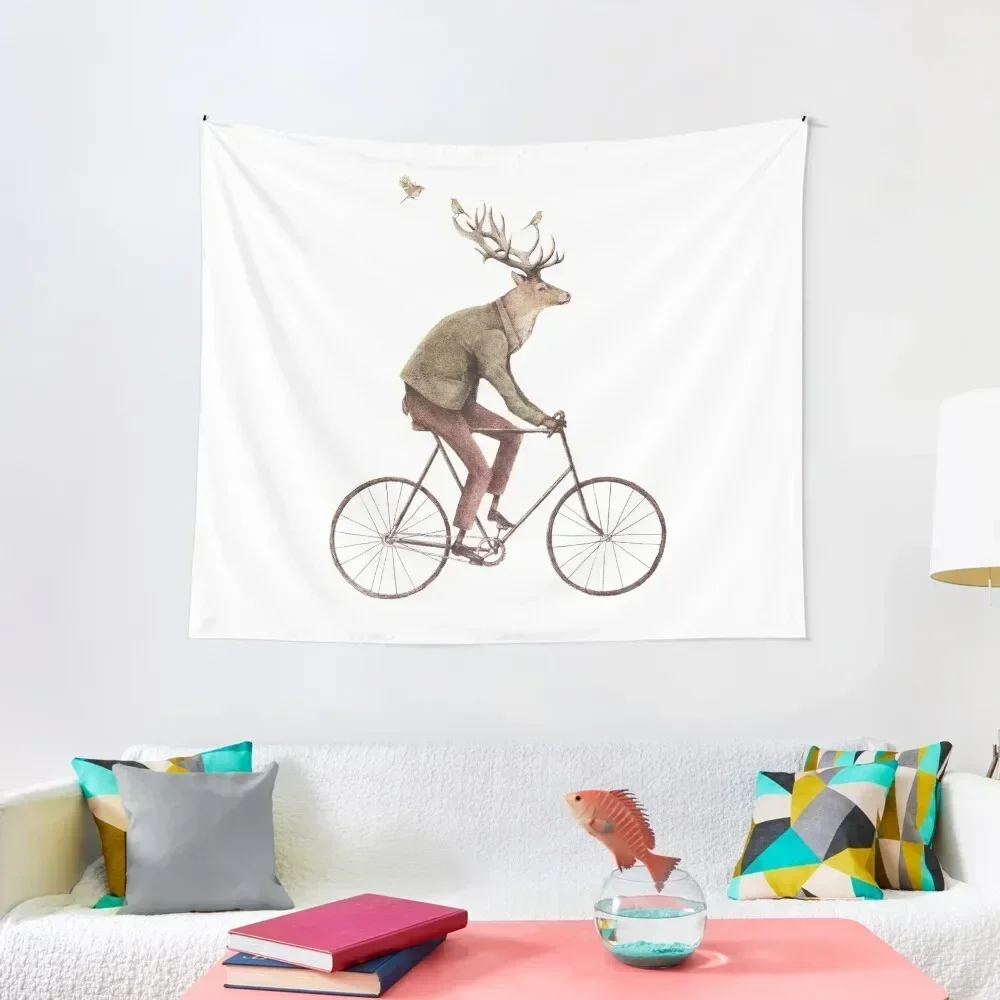 Even a Gentleman rides Tapestry For Bedroom Room Decoration Accessories Home Decorations Tapete For The Wall Tapestry