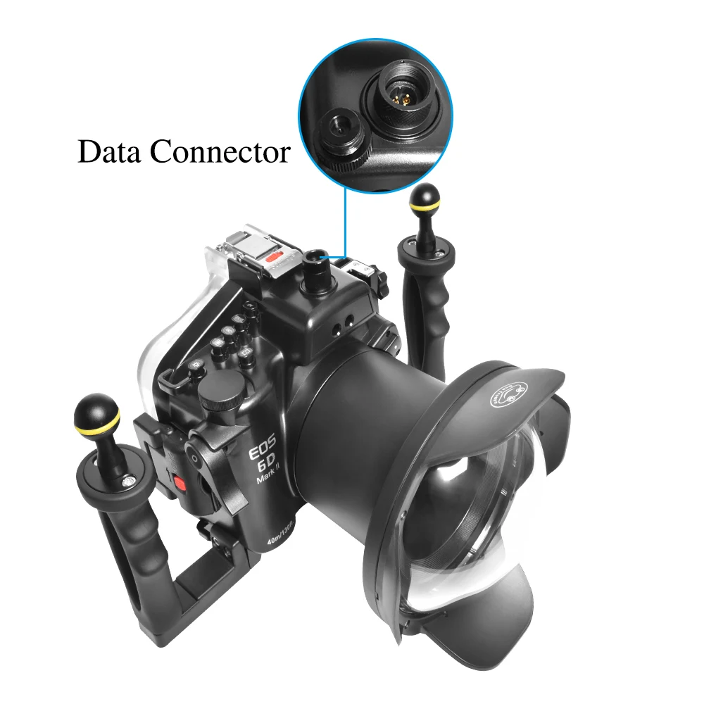 

Seafrogs camera diving waterproof case Canon 6D2 DSLR camera diving cover underwater photography equipment