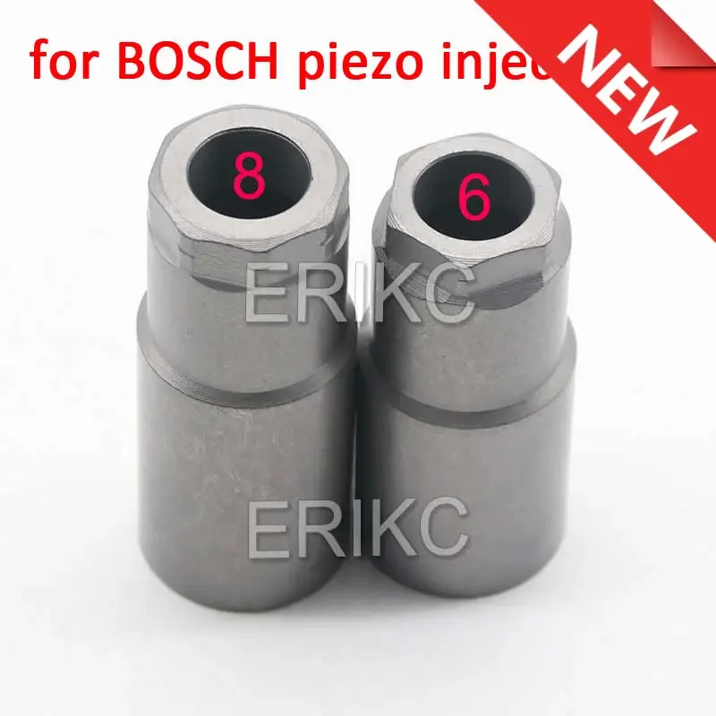 Diesel Fuel Injection Nozzle Cap E1023503 Auto Fuel Pump Injector Nozzle Cup Nut for BOSCH Piezo 6 Sides and 8 Sides