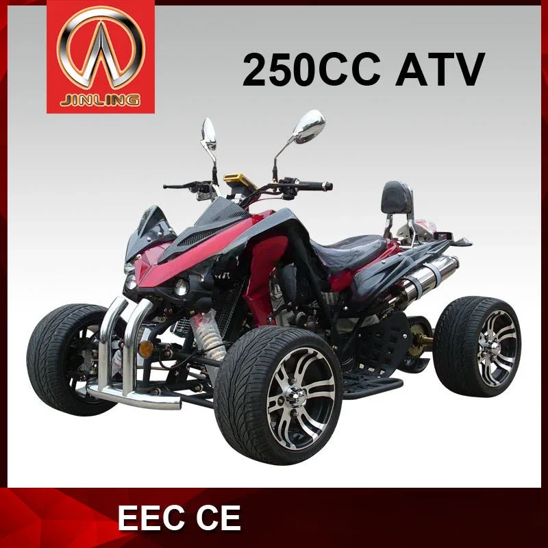 Hot Sale JINLING 250cc Water Cooled 2WD RACING Atv From China EPA Adult Quad Atv