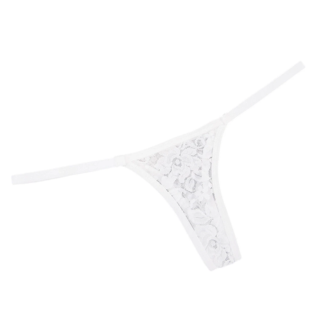 Sexy Lace Underwear For Women Low Rise See-Through Thongs Transparent G-String Female Breathable Underpants Lingerie