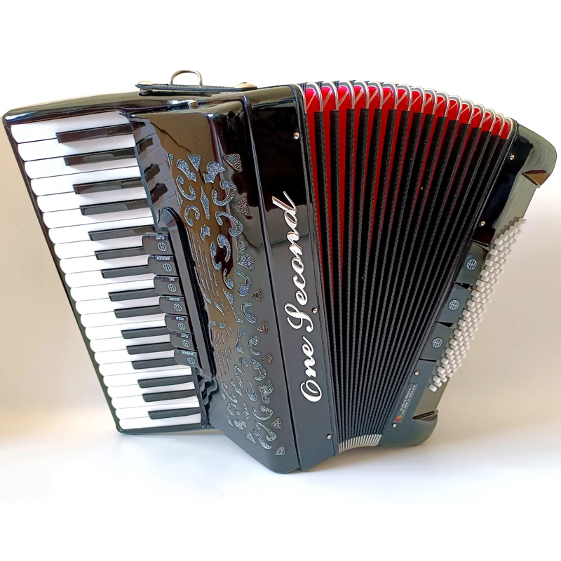 ONESECOND Accordion instrument 60BS/96BS/120 bass Professional accordion player Children beginner