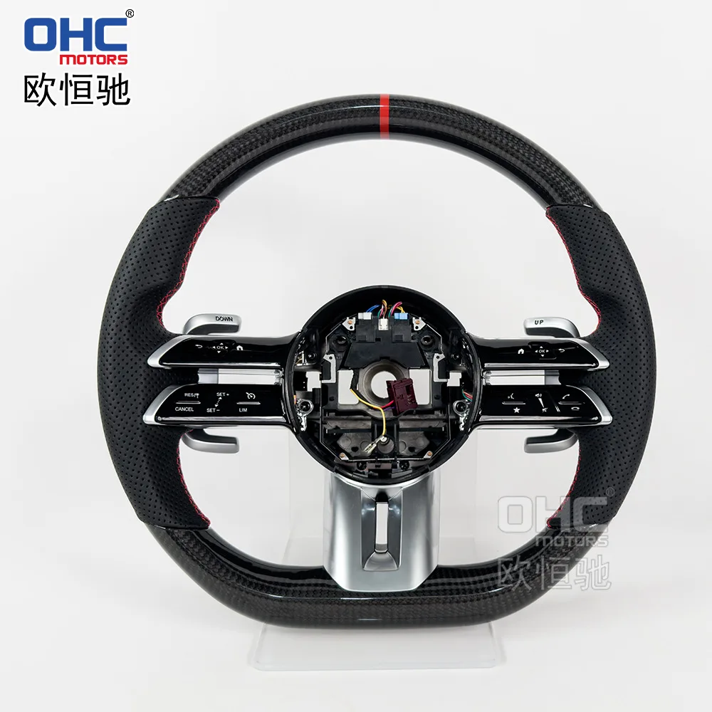 

Подходит для Mercedes-Benz A-Class C-Class E-Class GLA GLC GLB GLE рулевое колесо из углеродного волокна, колесо стрекозы, старое и новое мо