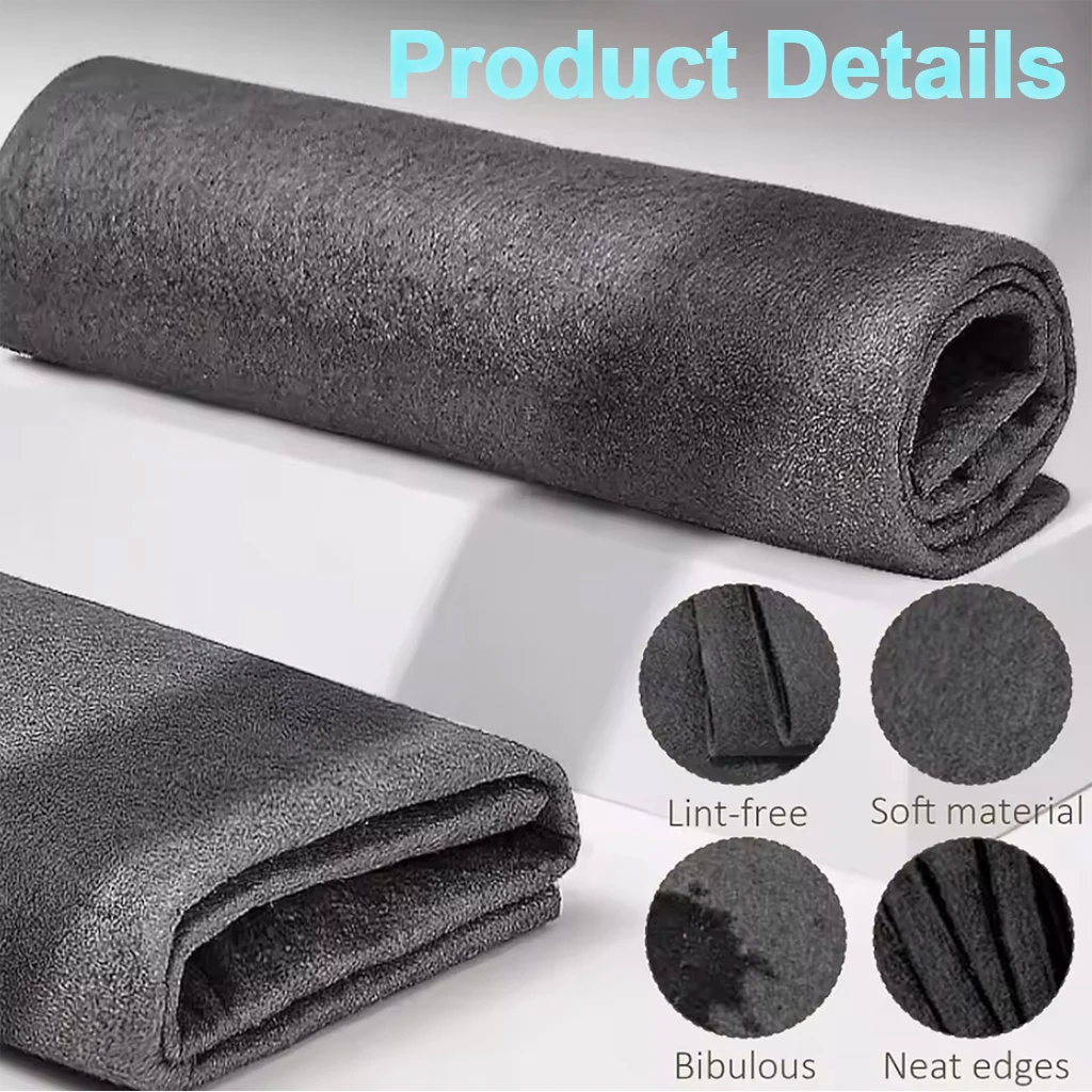 SSUNTAK Magic Microfiber Cleaning Cloths Absorbent Kitchen Dish Washing Rag Reusable Streak Free Towel for Glass Window Car Home