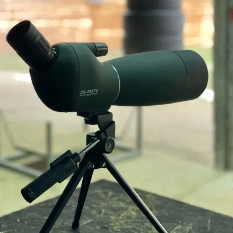 Hot Selling Bird Watching Telescope Military Green High-definition High Magnification 25-75X70mm Target Viewing Mirror