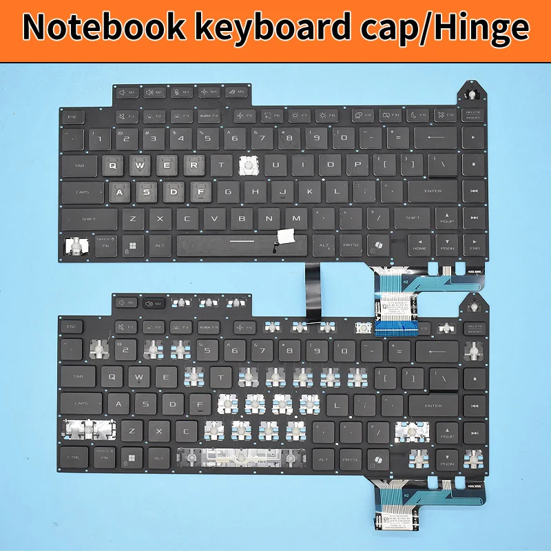 Replacement Original Keycap Key Cap Hinge for Asus ROG Strix SCAR 16 G615 G615J G635 G635LR G635LW G635LX 2025 Keyboard KeyCap
