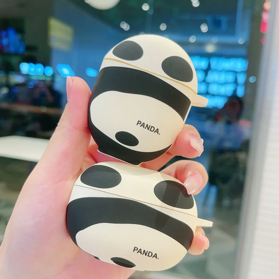 Redmi Buds 4pro /buds5 5 Pro / Buds6s 6 Active Case Cartoon panda Matte Silicon Earphone Cover redmi buds 6 Active case