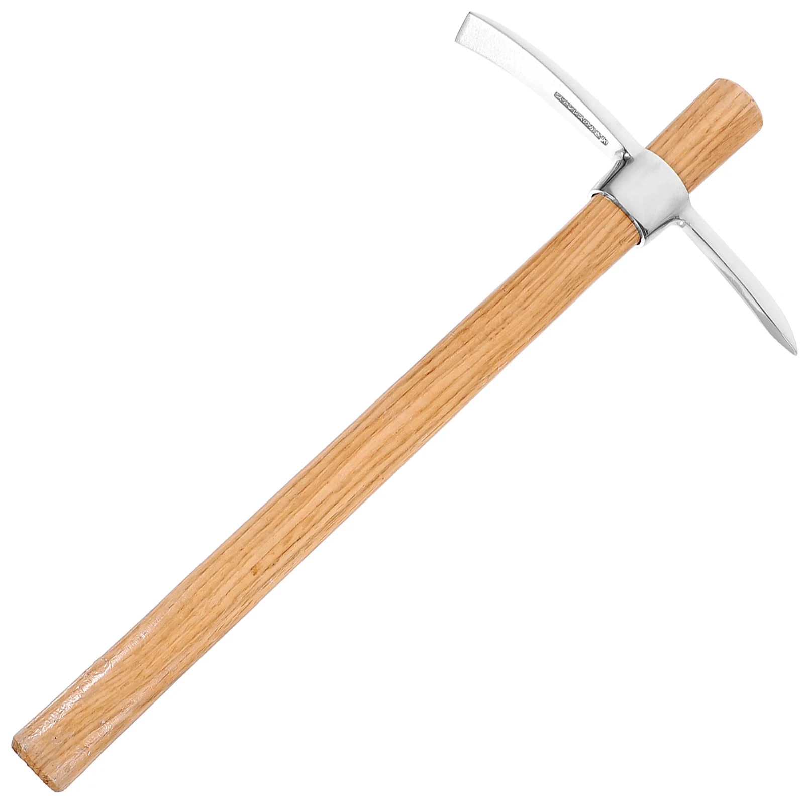 

Stainless Steel Garden Hand Tiller Household Gardening Tool For Weeding Yard Trenching Durable Wooden Handle Scuffle Hoe Outdoor