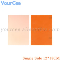 12*18cm Single Side Plate CCL 12x18cm PCB Copper Clad Laminate Bakelite Material Universal Board Practice DIY Kit