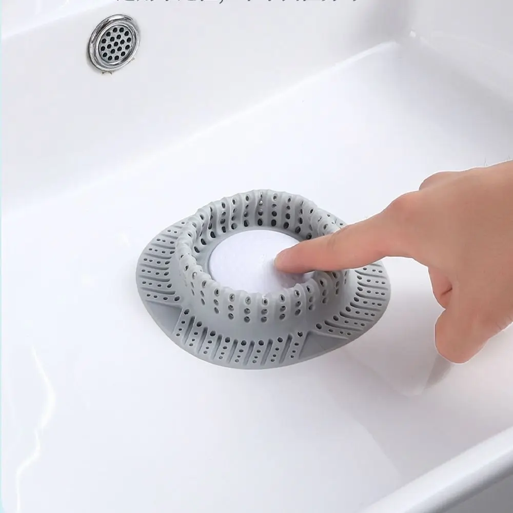 Useful Anti-blocking Sink Strainer Floor Drain Hair Clean Up Sewer Outfall Drain Filter Mesh Trap Kitchen Bathroom Accessories