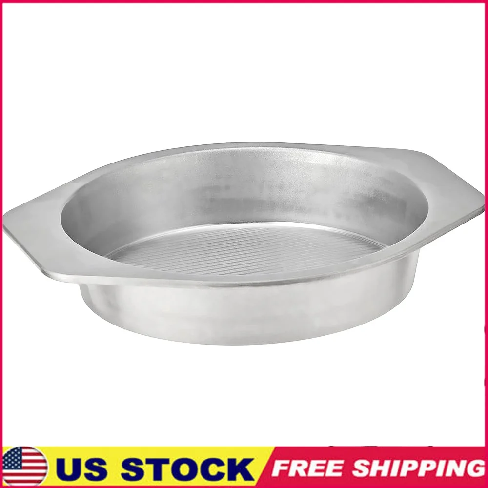 

9-дюймовая круглая форма с антипригарным покрытием, формы для выпечки, удобные ручки для духовки, безопасная алюминизированная сталь, прочный классический дизайн, равномерная выпечка