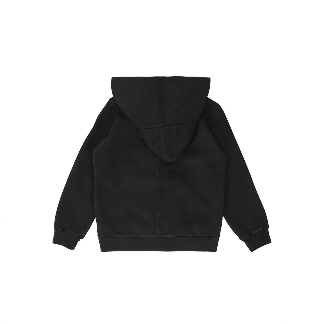 Autumn and winter season Y2K irregular diagonal zipper personalized niche solid color men's and women's hooded sweatshirt