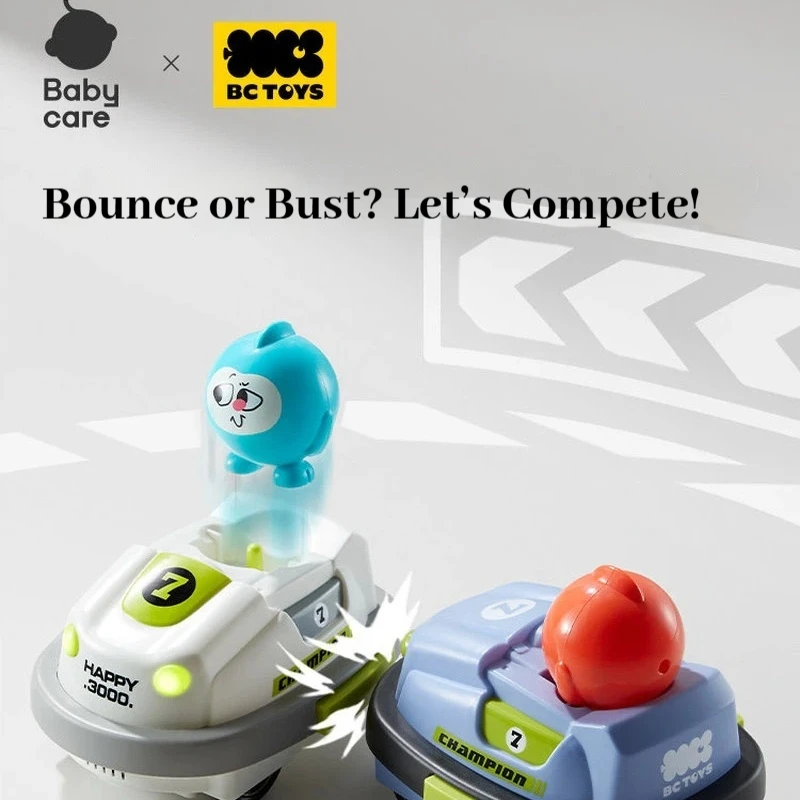 Babycare Bctoys 2‑Player Rc Bumper Cars, Parent‑Child Competitive Battle Toy, 360° Drift Remote Control Car, Kids New Year Gift