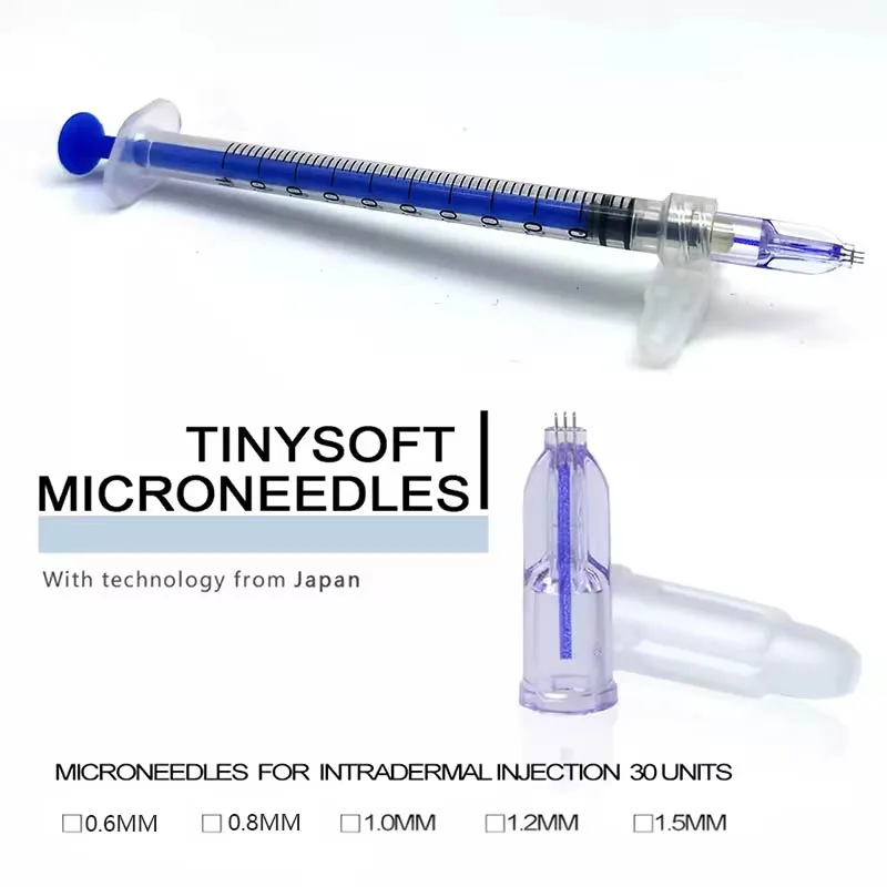

10PCS 34G 0.6mm/0.8mm/1.0mm/1.2mm/1.5mm Nano Soft 3 Pins Ultra-Fine Tattoo Needle For Luer Lock Syringe