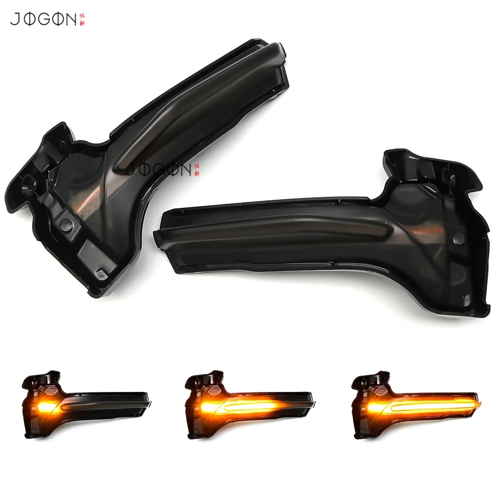 JOGON 2PCS Dynamic Turn Signal Light Side Mirror Indicator Blinker Lamp For Chevy Chevrolet Corvette C8 Stingray Coupe