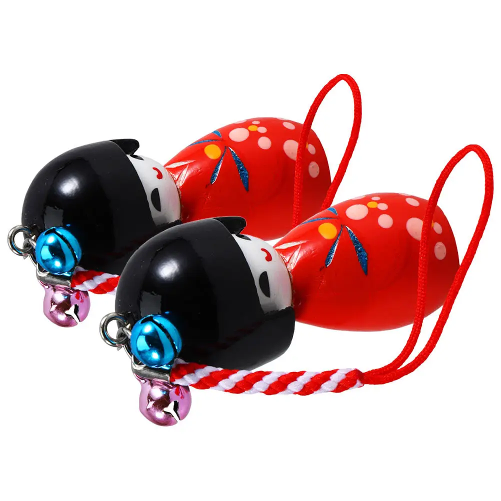 2Pcs Japanese Kimono Hanging Ornaments Traditional Asian Bag Decoration Car Interior Souvenir Charm