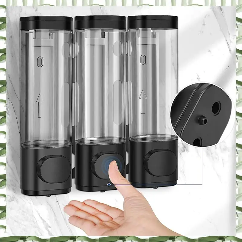 Professionelles Werkzeug, 3-in-1-Raum-Wandmontage, Badezimmer-Duschpumpenspender und Organizer – kann für Shampoo und Klimaanlage verwendet werden