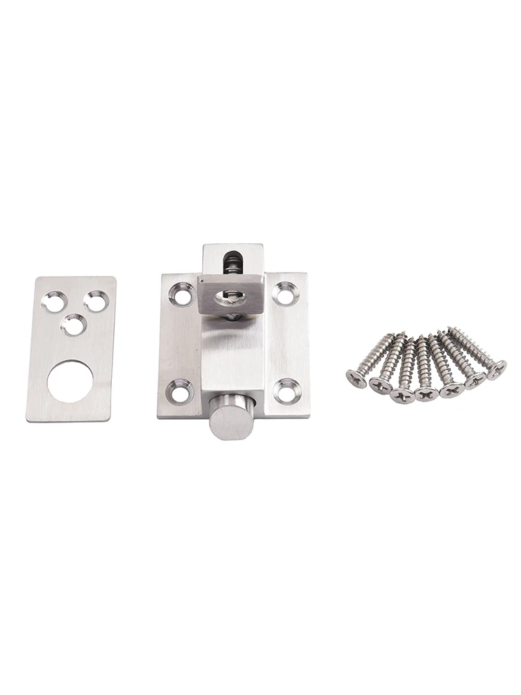 Stainless Steel Spring Latch Lock Anti-theft Latch Automatic Latch Door Latch Self-closing Automatic Latch/bolt