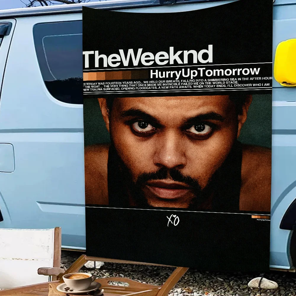 The Weeknd Hurry Up Tomorrow flag For Living Dorm Decor Art Garage Room Home Bar Wall Club Live Decoration Banner