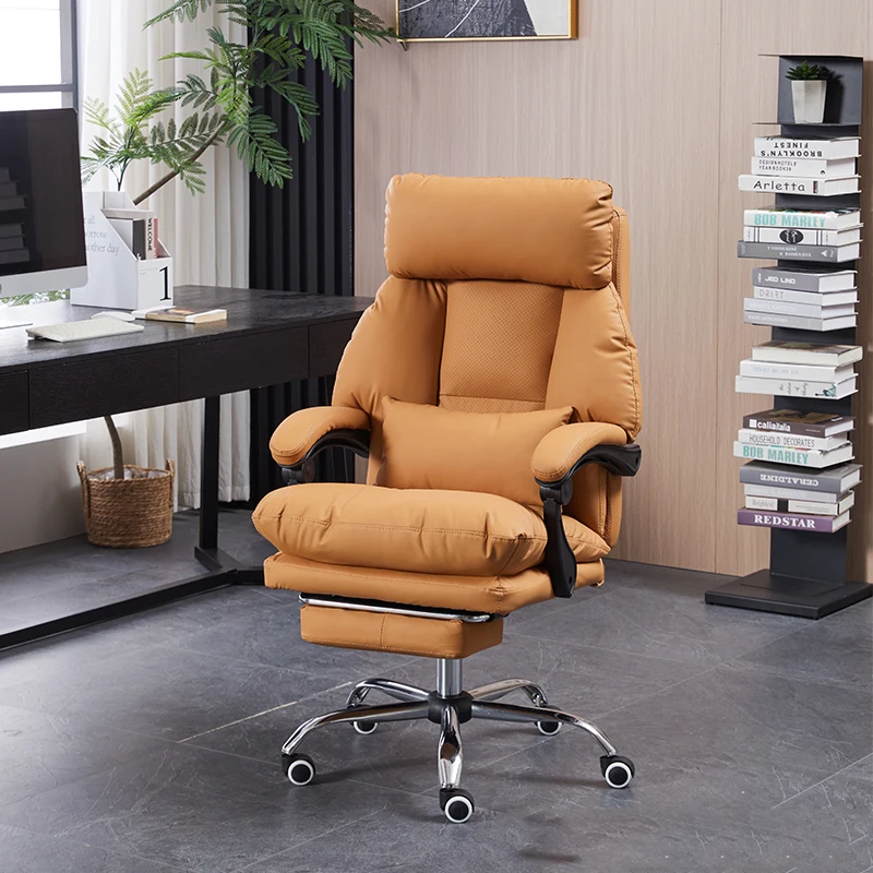 

Boss Home Chair Computer Sedentary Comfortable Reclining E-sports Chair Nap Office Seat Study Single Silla Oficina Furniture