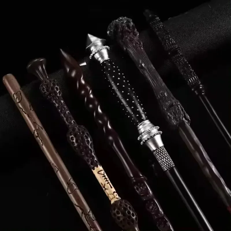 Harries Potters Wand Movie Peripherals Hermione Dumbledore Voldemort Snape Magic Wand Spellcasting Weapon Toys Cosplay Props