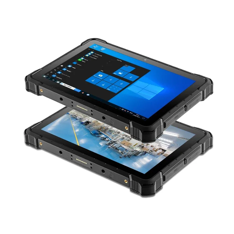 IN STOCK Ip67 S10pro 10 Inch Rugged Tablet Biometric Identification 44.4wh Battery Win10 Industrial Vehicle Rugged Tablet
