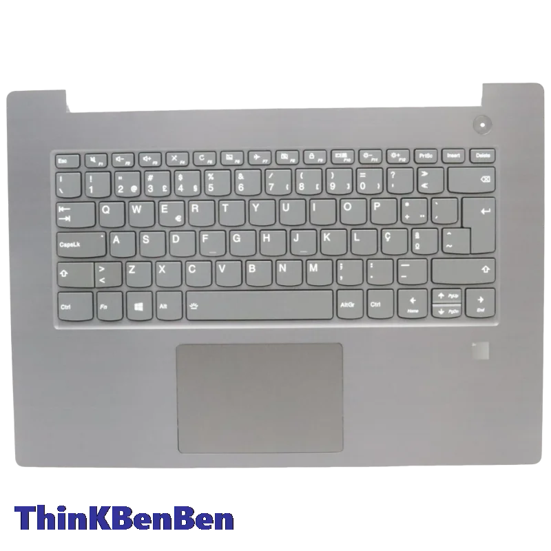 

PT Portuguese Iron Gray Keyboard Upper Case Palmrest Shell Cover For Lenovo V330 14 14IKB 14ISK 14ARR 5CB0Q64197