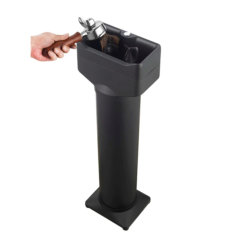 16L Electric Espresso Portafilter Cleaner Coffee Grounds Knock Box  Dual  DC Motor Automatic Coffee Machines Handle Cleaner