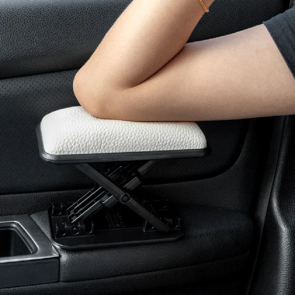 For Tesla Model 3 Y X S Armrest Cushion Rest Pads Vehicle Door Side Leather Height Elbow Support 4Colors