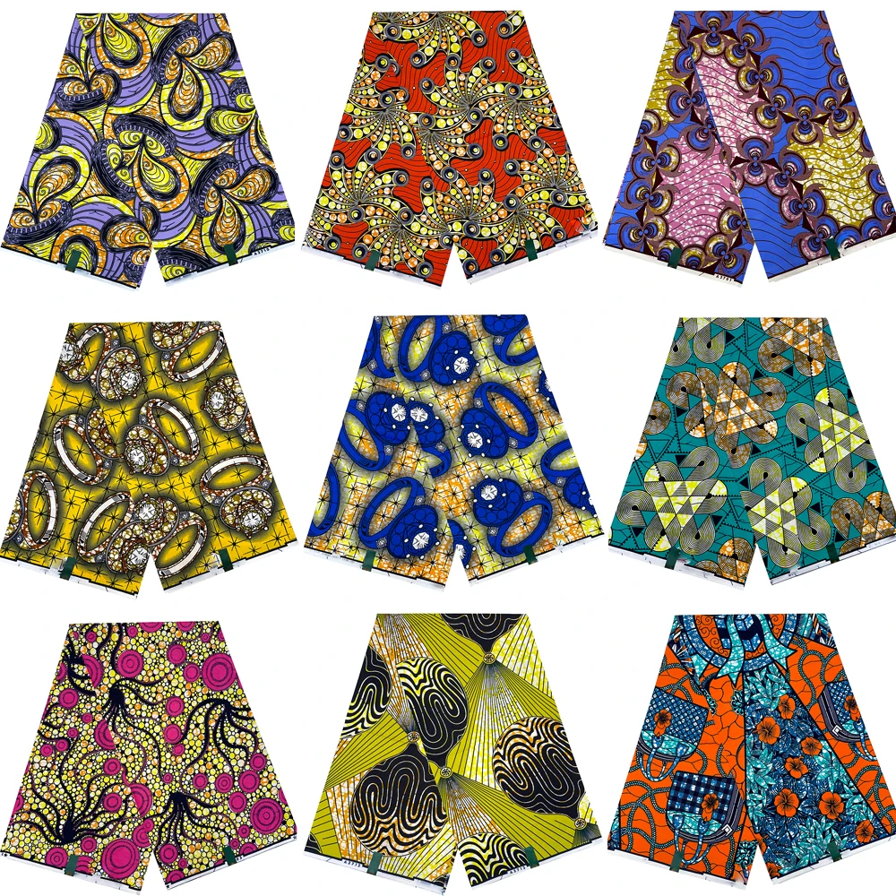 Newest High Class Designs Ankara African Wax Fabric Veritable Dutch Super Real Wax Print Fabric 100% Cotton Wax Fabric