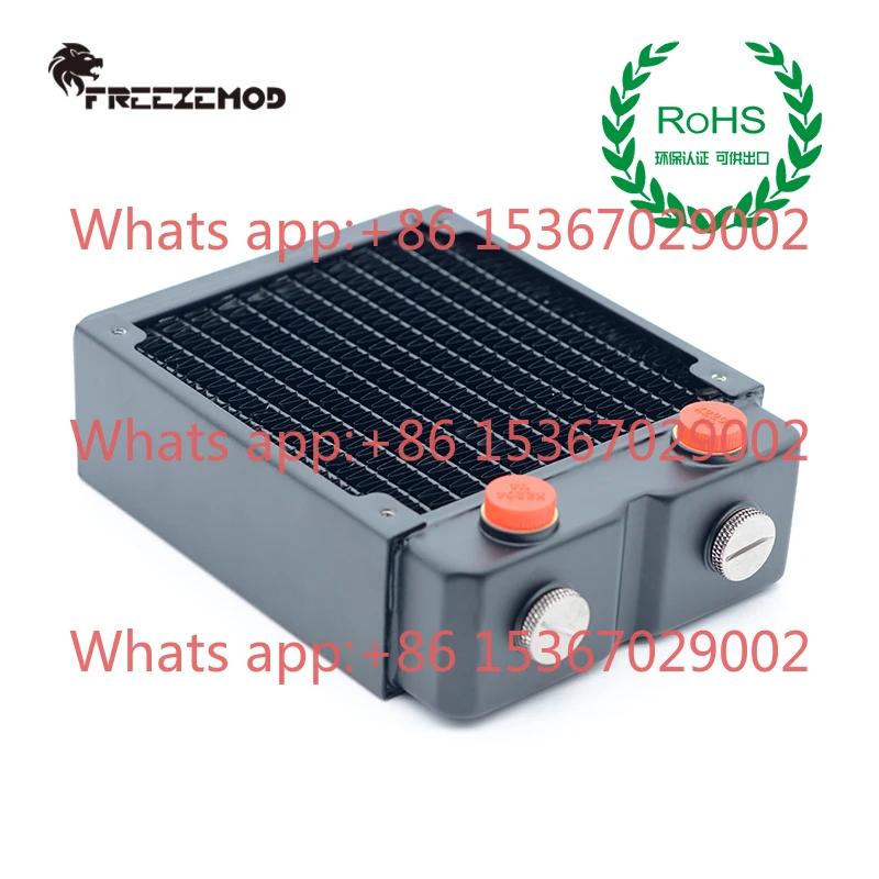 

FREEZEMOD двухслойный, толщиной 45 мм, TSRP-HP45-120, медный ряд рассеивания тепла с водяным охлаждением, 5 отверстий, сертификация ROSH