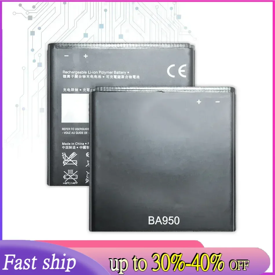 2300Mah BA950 Battery For SONY Xperia ZR SO-04E M36h C5502 C5503 AB-0300 Supply Tracking Number