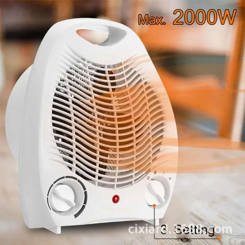 2000W High-power Heater Quick-heating Heater Waterproof Power Saving and Low Noise Office Household Smart Small Electric Heater