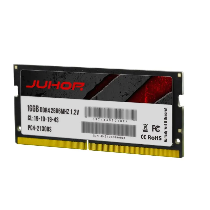 Juhor memoria ram ddr4 8gb 16gb 2666mhz 3200mhz ddr3 8gb 1600mhz sodimmノートパソコン高性能ノートパソコンメモリ