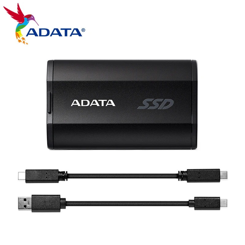 Imagem -04 - Ssd Portátil de Alta Velocidade Unidade de Estado Sólido Externa Usb 3.2 Gen2 x2 Tipo-c 500gb 1tb 2tb 4tb Ps4 Desktop pc Adata-sd810