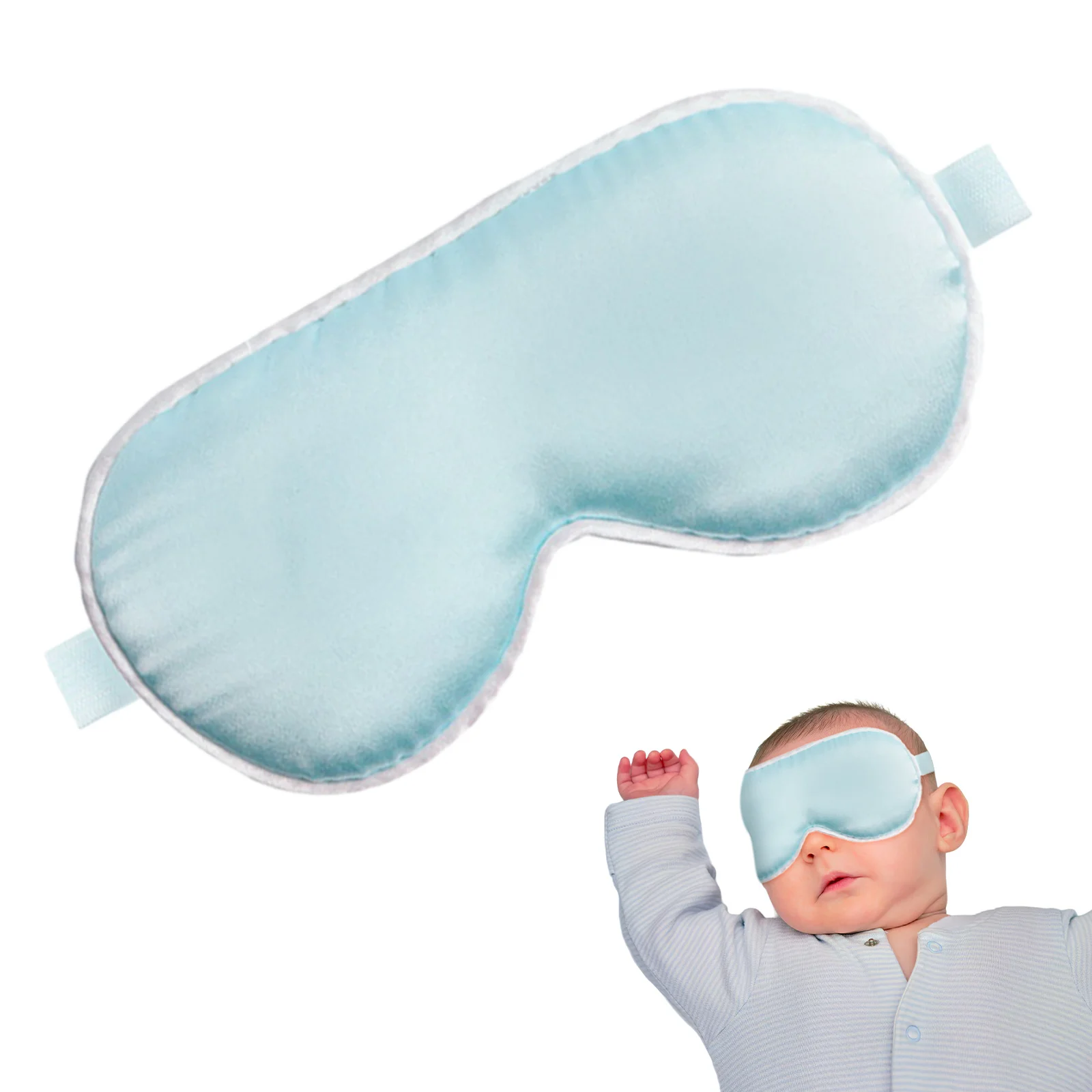 

Шелковая маска для глаз, детская маска для сна, нежные ушные крючки, регулируемый тихий козырек для сна, повязка на глаза для сна, шелковая повязка на глаза