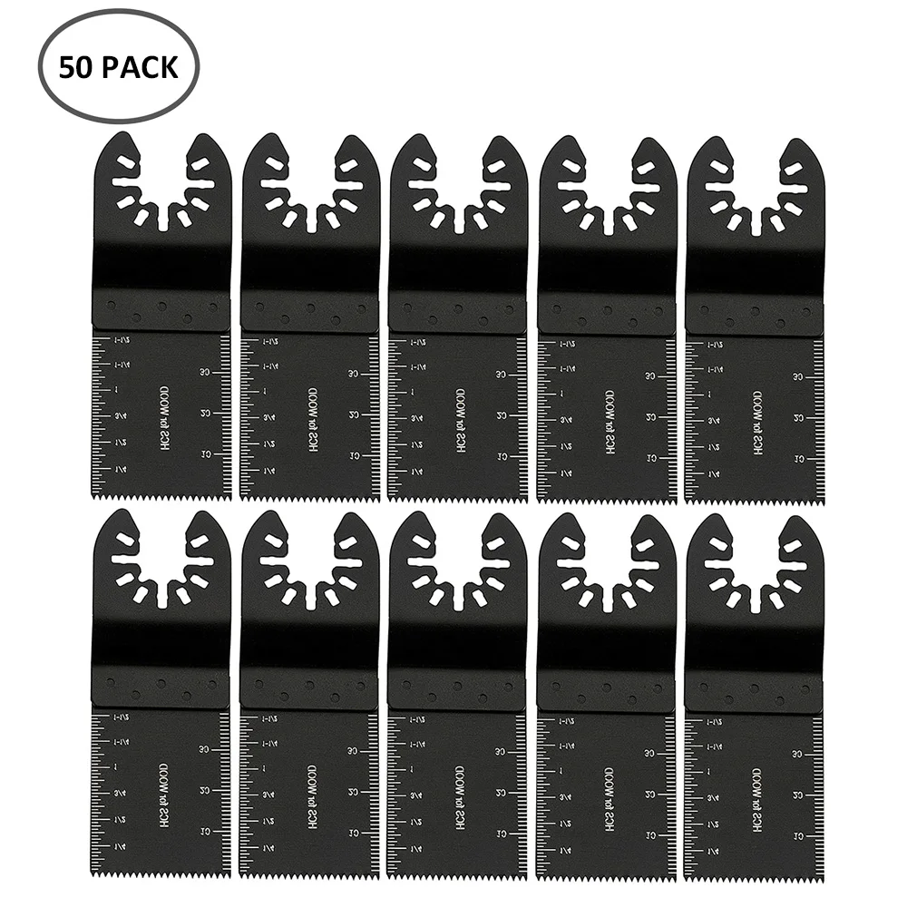 5-60 Stuks Universele Zaagblad Oscillerende Multi Tool Blades Rechte Schaal Multi Tool Snijden Hout Zaagbladen voor Dremel Milwaukee