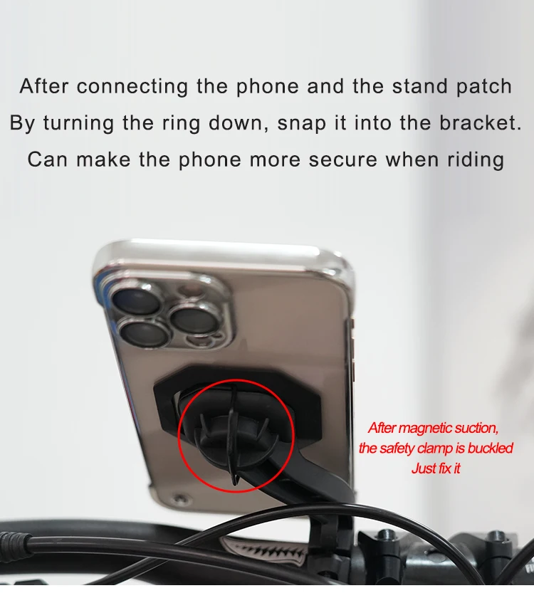 ODI PH-01 Magnetische Reiten Telefon Halter Quick Release Motorrad Fahrrad Halterung für MTB/Rennrad Navigation Allgemeine Telefon Ho – Detail 10