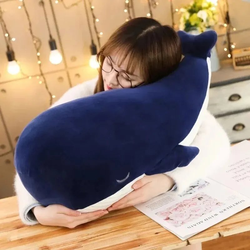 25cm Cartoon Soft Little Blue Whale peluche farcito animali marini cuscino Lovely Fish Dolphin Dolls for Girls Kids Birthday Gift